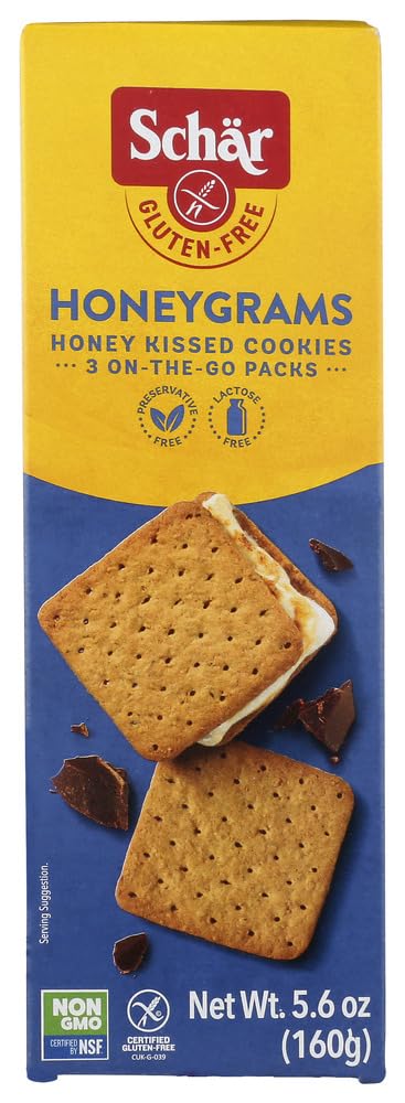 Product image of Schar Honeygrams Cookies Gluten-Free 5.6 oz 5.6 oz Pack of 2